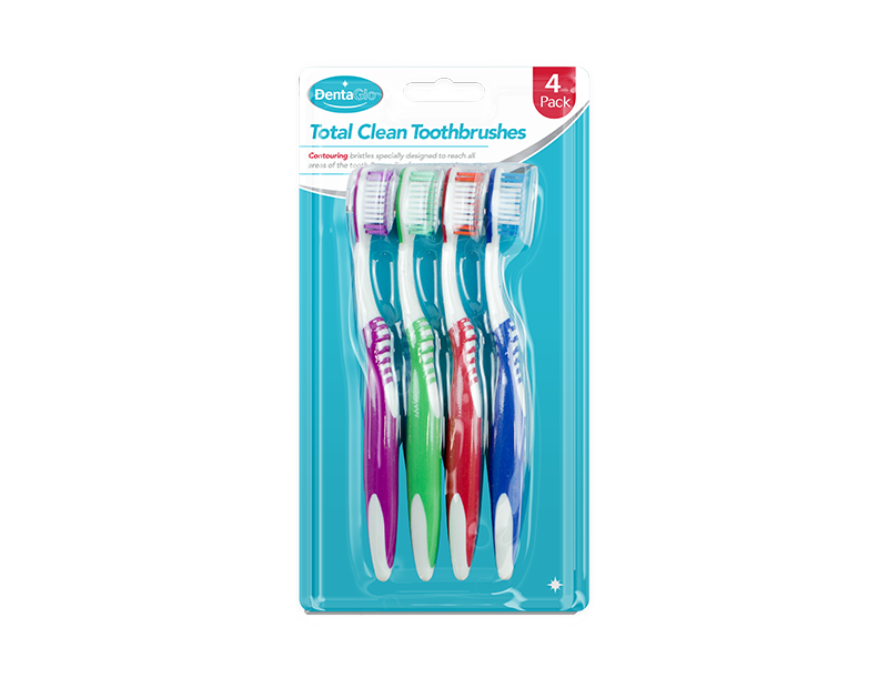 Toothbrushes - 4 Pack